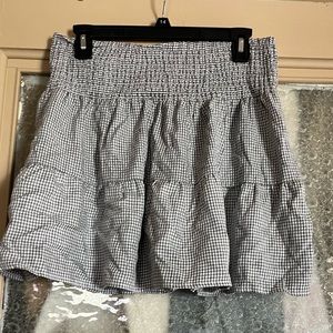 Black and white skirt